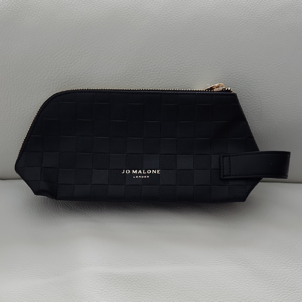 Jo Malone Black Checkered Toiletry Bag
